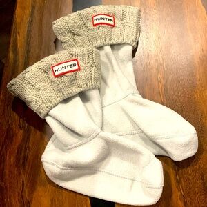 Hunter short cable boot socks